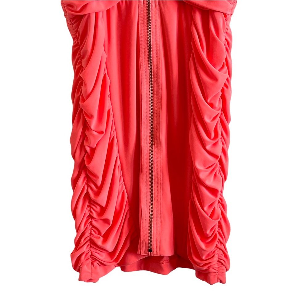 HAILEY LOGAN BY ADRIANNE PAPELL PINK CUT OUT BODYCON MINI DRESS - Picture 10 of 15